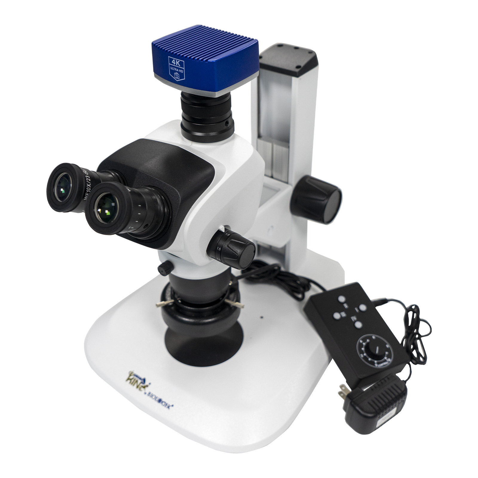 体式三目显微镜-外置底光源和环形灯